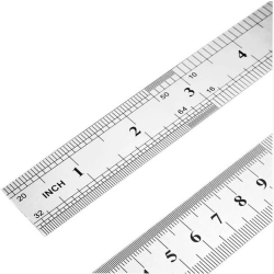 Linijka metalowa dwustronna 30cm